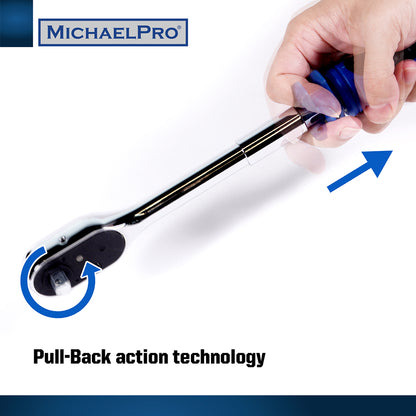 3/8 Inch Drive Ratchet Wrench Handle (MP001004) - MichaelPro