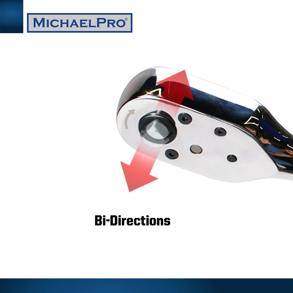3/8 Inch Drive Ratchet Wrench Handle (MP001004) - MichaelPro
