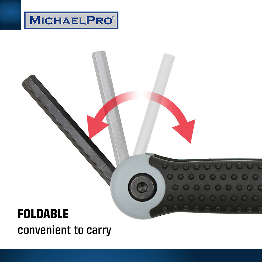 Michaelさん専用 Folding Hex Key Allen Wrench Set in Standard SAE & Metric sizes