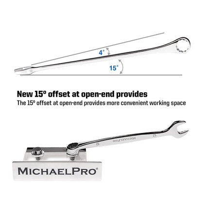 8-piece Combination Wrench Set in Metric Sizes (MP001015) - MichaelPro