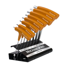  8-Piece Two-Way T-Handle Allen Wrench Set in Metric Sizes with Storage Stand (MP001044)