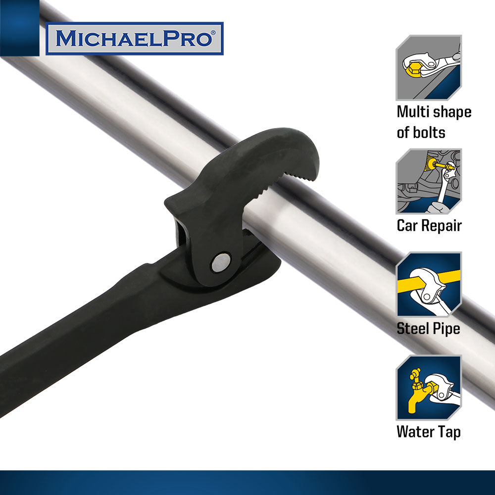 5/16” to 11/4" (8 to 32 mm) Dual Action Auto Size Adjusting Wrench (MP001206) - MichaelPro