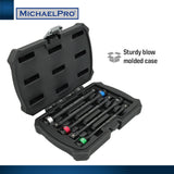 5-Piece 1/2" Drive Torque Limiting Extension Bar Set (MP001207) - MichaelPro