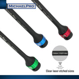 5-Piece 1/2" Drive Torque Limiting Extension Bar Set (MP001207) - MichaelPro