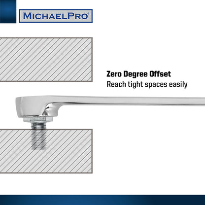 7-Piece Extra Long Bolt Extractor Wrench Set in Metric Sizes (MP001213) - MichaelPro