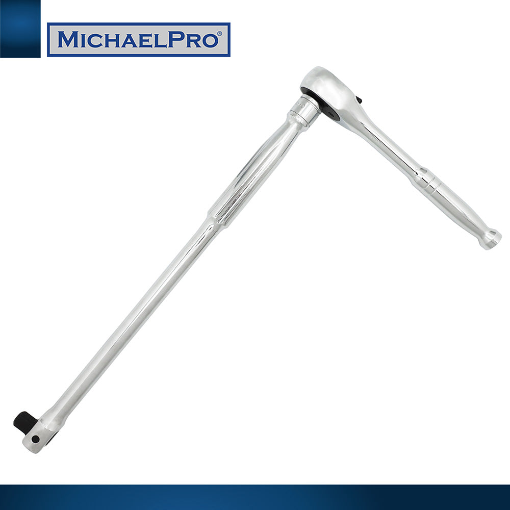 25-Piece 3/8" Drive Breaker Bar, Ratchet and Socket Set (MP001215) - MichaelPro