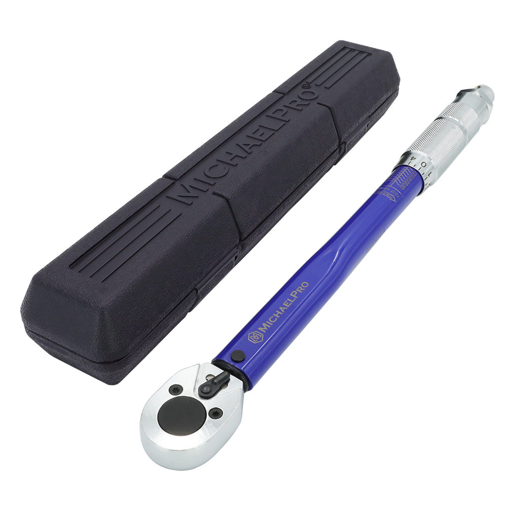 3/8" Drive Click Torque Wrench, 10 – 80 ft-lb (MP001219) - MichaelPro