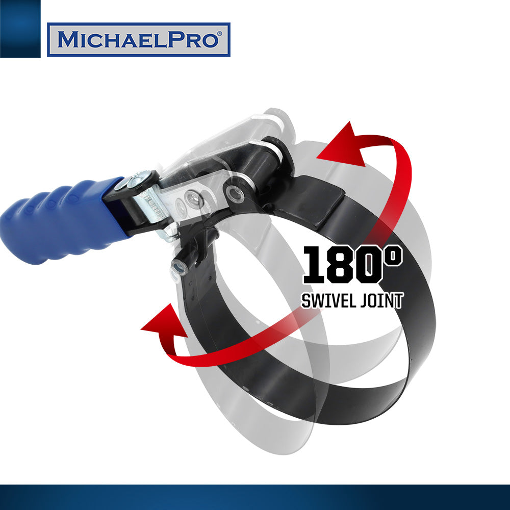 4-Piece Professional Swivel Oil Filter Wrench Set (MP001223) - MichaelPro