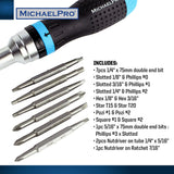 19-in-1 Interchangeable Multi Bit Ratchet Screwdriver (MP002001) - MichaelPro
