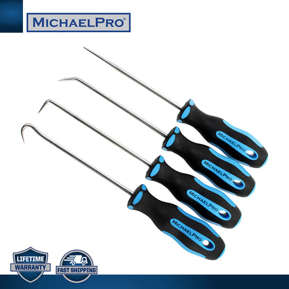 4-Piece Precision Mini Pick & Hook Set (MP002006) - MichaelPro