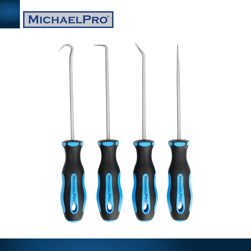 4-Piece Precision Mini Pick & Hook Set (MP002006) - MichaelPro