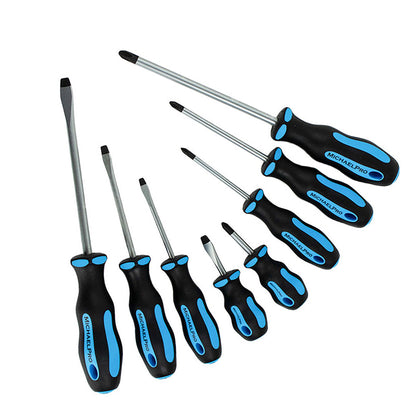 8-Piece Slotted & Phillips Screwdriver Set with Magnetic Tips (MP002008) - MichaelPro