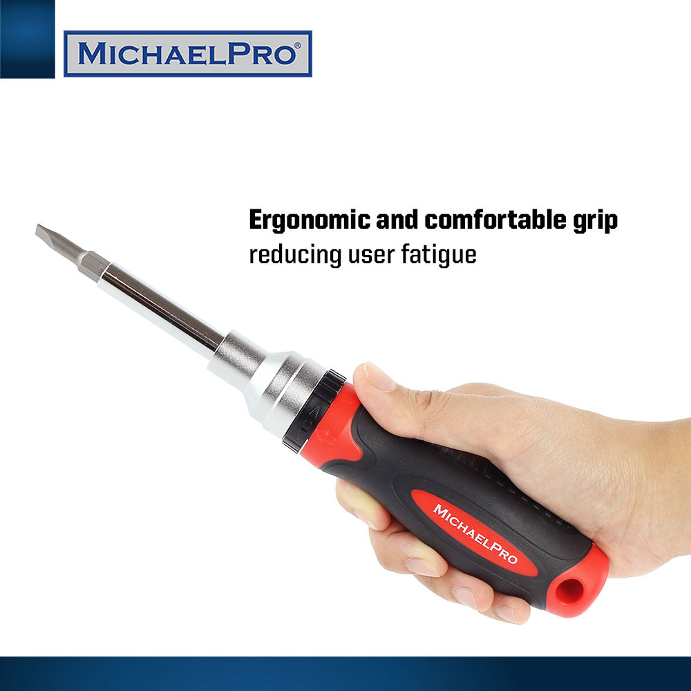 7-in-1 Ratcheting Screwdriver & Nut Driver (MP002025) - MichaelPro