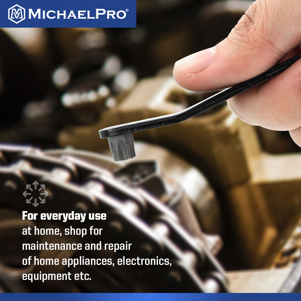 5-Piece Ultra Low Profile Angled Screwdriver Set - Star (MP002029) - MichaelPro