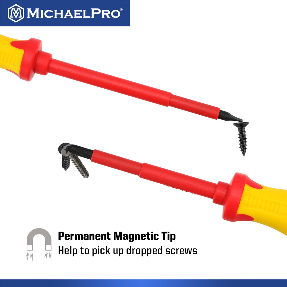 6-Piece VDE Insulated Electricians Screwdrivers Set (MP002030)