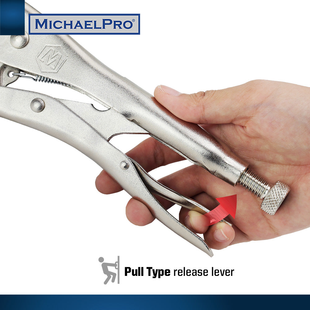 10-Inch Curved Jaw Locking Plier (MP003002) - MichaelPro