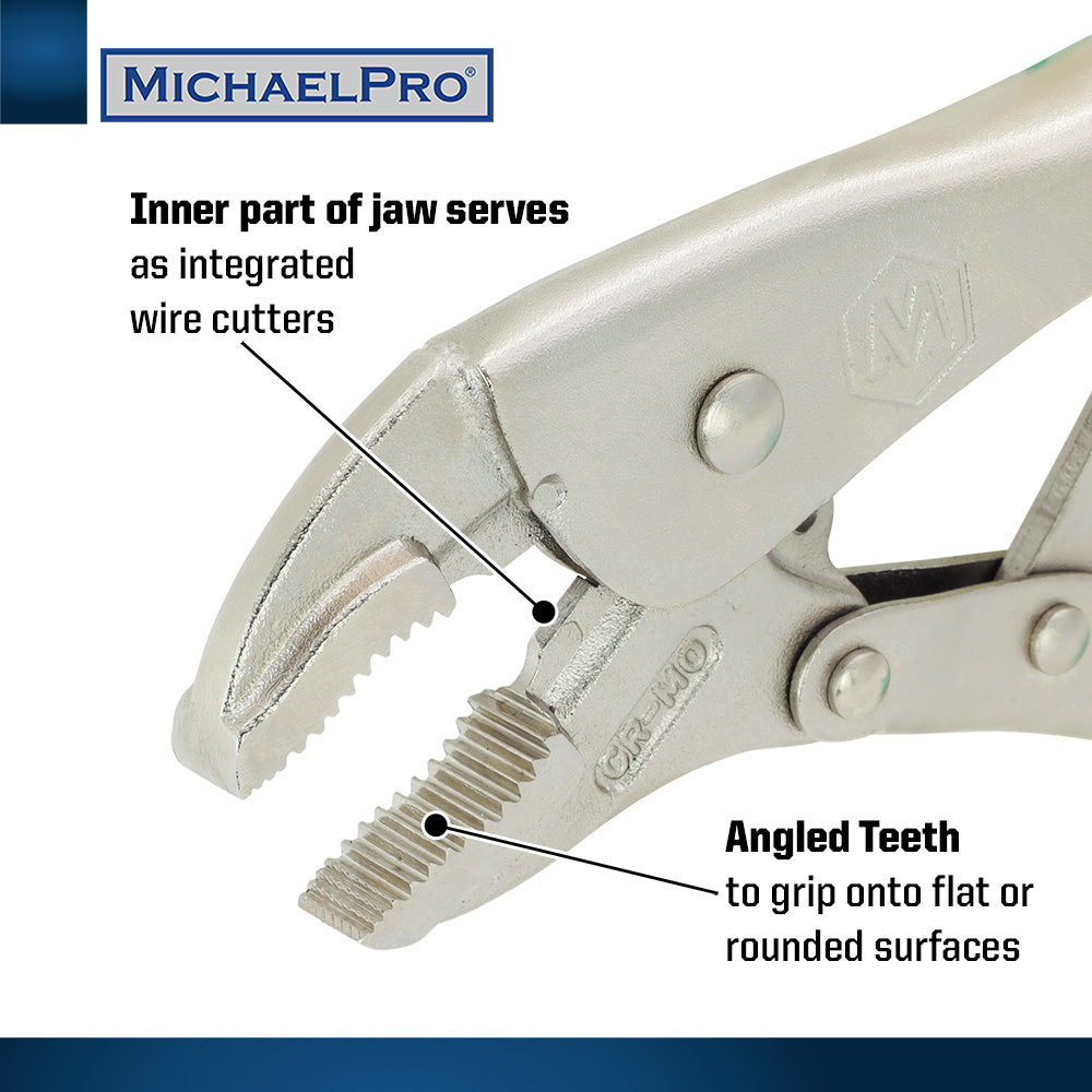10-Inch Curved Jaw Locking Plier (MP003002) - MichaelPro