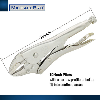 10-Inch Curved Jaw Locking Plier (MP003002) - MichaelPro
