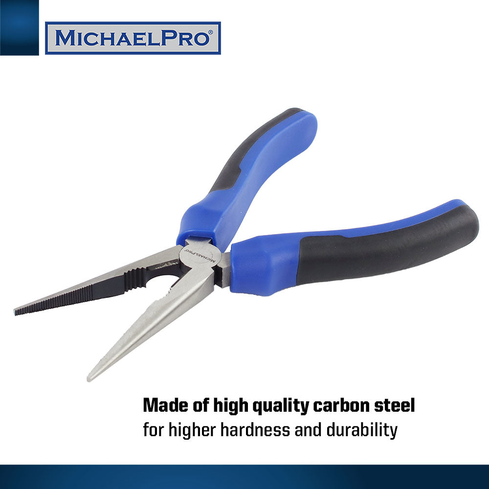 8-Inch Long Nose Plier (MP003026) - MichaelPro