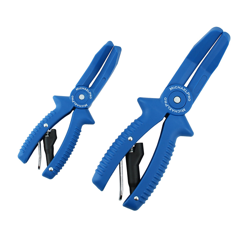 2-Piece Single Hand Use Locking Hose Clamp Pliers Set (MP003060) - MichaelPro