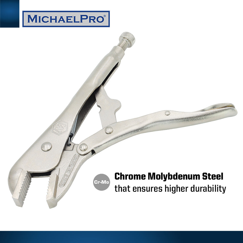 10-Inch Straight Jaw Locking Plier (MP003062) - MichaelPro