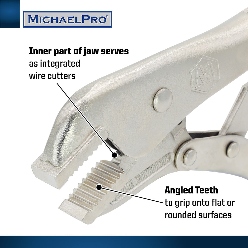 10-Inch Straight Jaw Locking Plier (MP003062) - MichaelPro