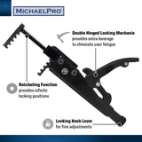 90-Degree Locking Grip Hose Clamp Pliers (MP003065) - MichaelPro