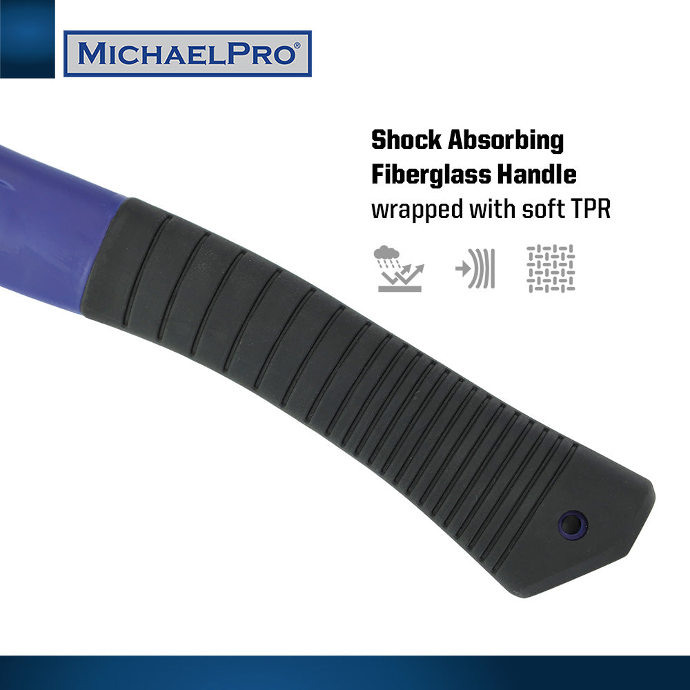 1.5 lb Camping Axe with Shock Absorbing Fiberglass Handle (MP004004) - MichaelPro
