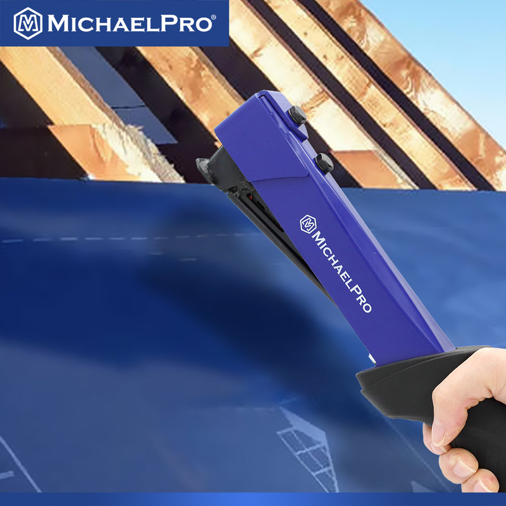 Heavy Duty Hammer Tacker, includes T50 Staples (MP004027) - MichaelPro