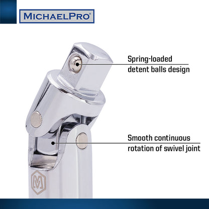 3-Piece Universal Joint Socket Adapter Set (MP005024) - MichaelPro