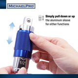 3-Piece Dual-Function Universal Joint Socket Adapter Set (MP005025) - MichaelPro