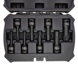 8-Piece 1/2” Drive Hex Bit Socket Set in Metric Sizes (MP005027) - MichaelPro