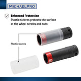 5-Piece 1/2" Drive Power Impact Lug Nut Socket, Damage-Free (MP005030) - MichaelPro