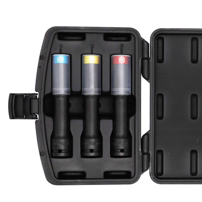 3-Piece 1/2" Drive Power Impact Lug Nut Socket, Damage-Free (MP005031) - MichaelPro