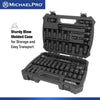 60-Piece 1/2"Drive Impact Socket Set in Standard SAE & Metric Sizes (MP005034)