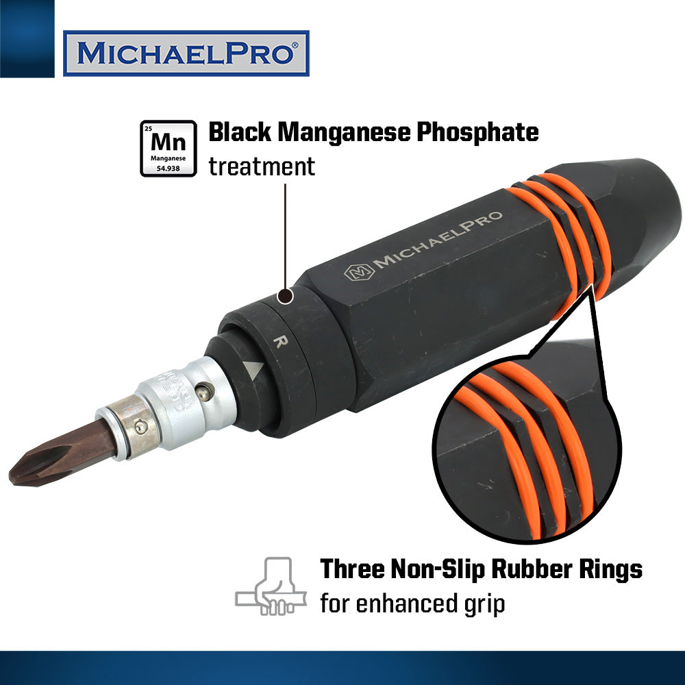 3/8" Drive Manual Impact Driver Set (MP005037) - MichaelPro