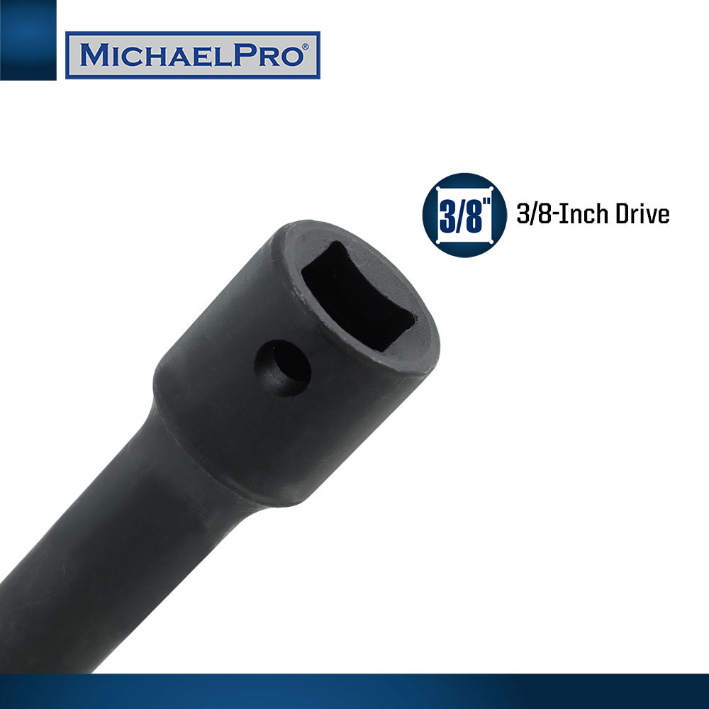 3/8" Drive Impact Extension Bar Set- 3”, 6”, 10” (MP005040) - MichaelPro