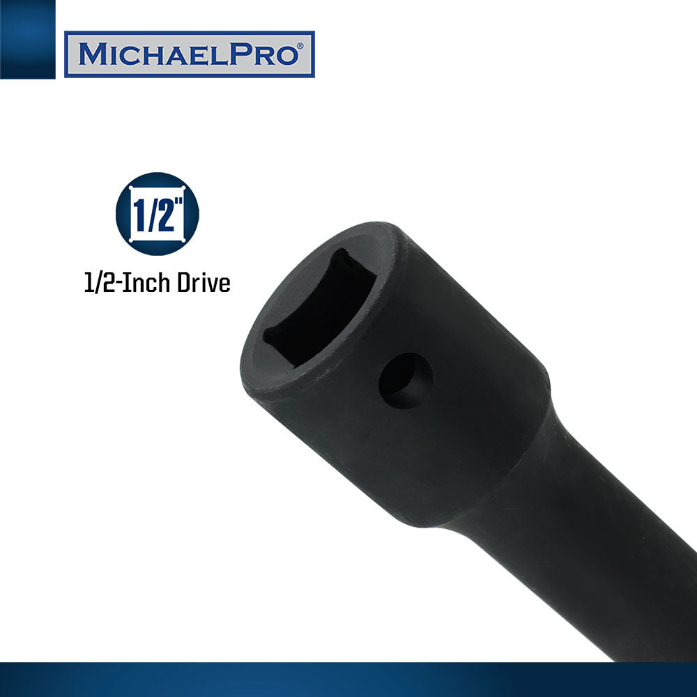 1/2" Drive Impact Extension Bar Set- 3”, 6”, 8” (MP005041) - MichaelPro
