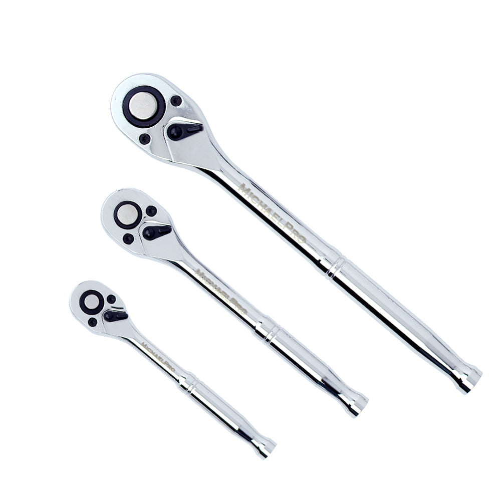 3-Piece Quick Release 90T Ratchet Set (MP006009) - MichaelPro