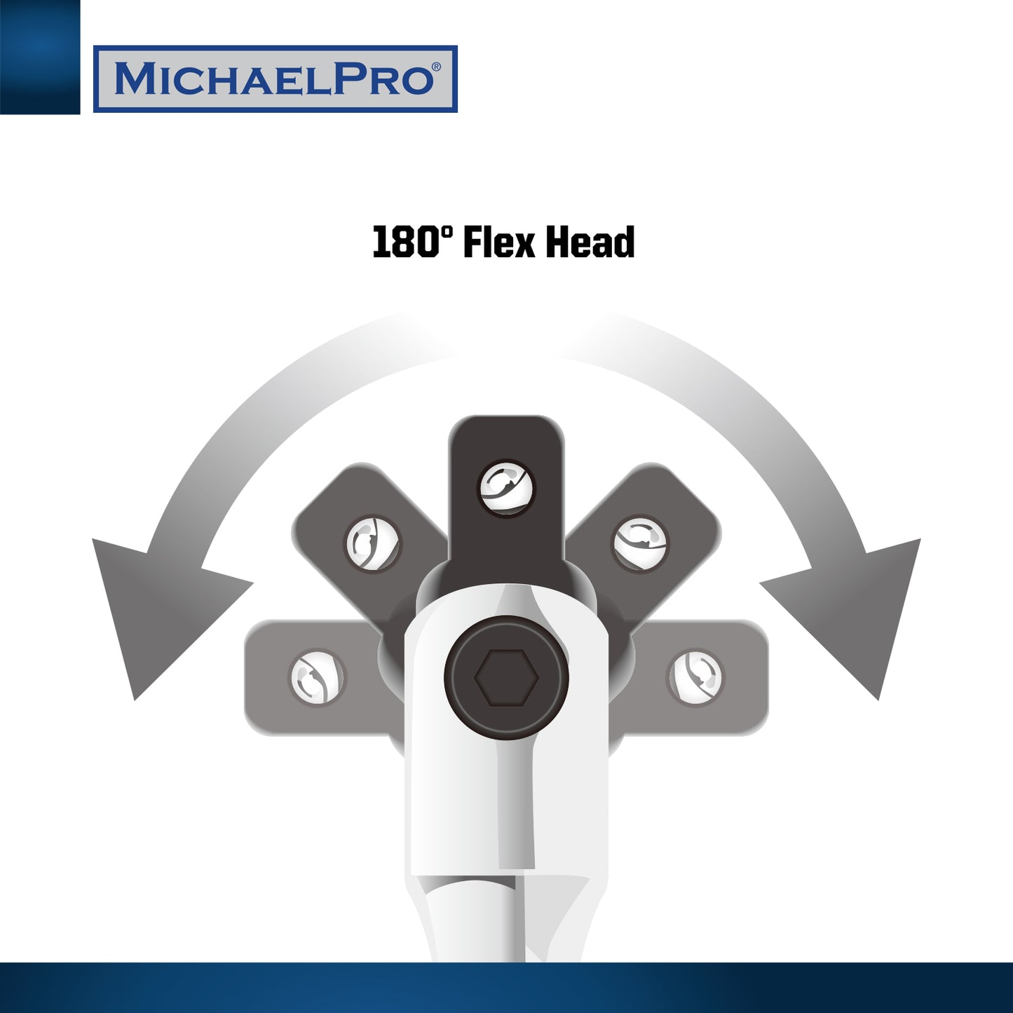 3/8" Drive x 12-Inch Extension Breaker Bar (MP007001) - MichaelPro