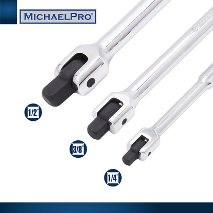 3-Piece Breaker Bar Set in Foam Tray (MP007004) - MichaelPro