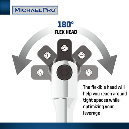 3-Piece Breaker Bar Set in Foam Tray (MP007004) - MichaelPro