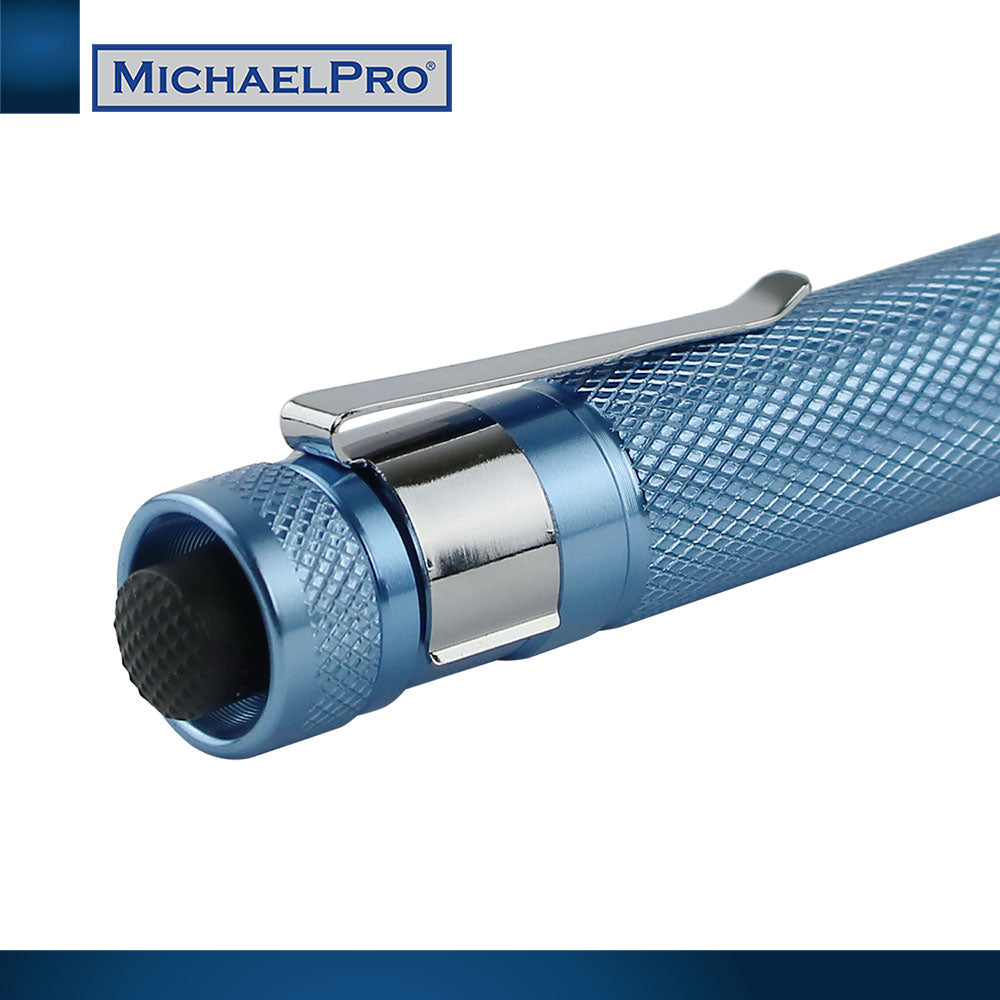 2 Pack Mini LED High Lumens Pen Light with Clip (MP008004) - MichaelPro