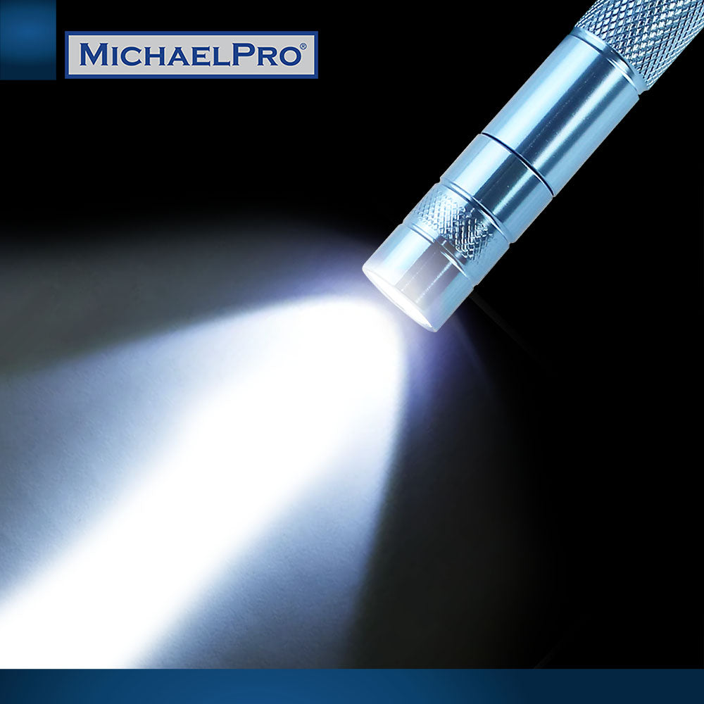 2 Pack Mini LED High Lumens Pen Light with Clip (MP008004) - MichaelPro