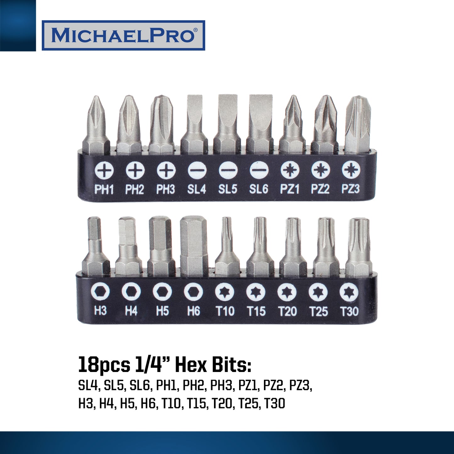 40PC 3/8" Drive 2-way Quick Swivel T-Handle Wrench & Sockets Set (MP009056) - MichaelPro