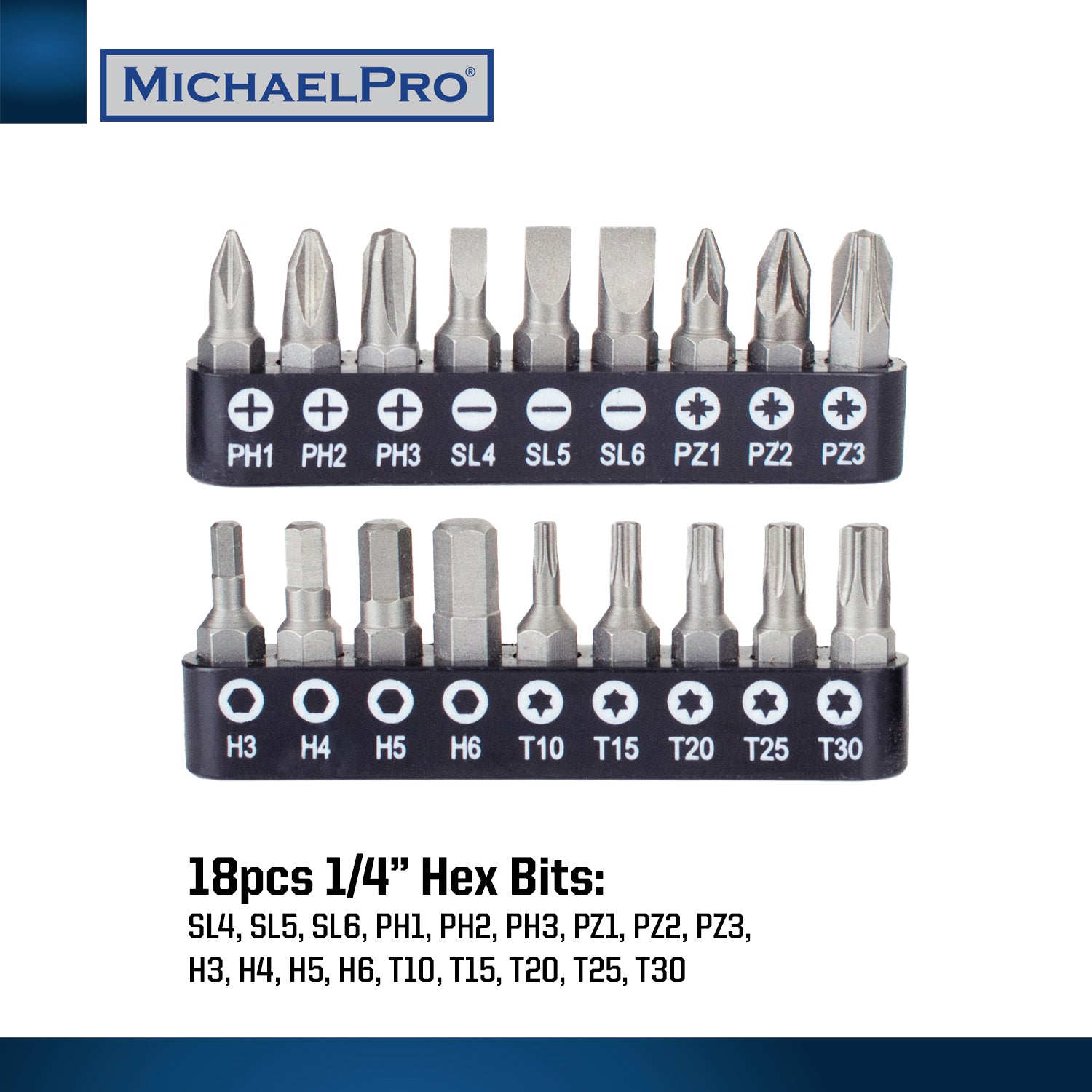 40PC 3/8" Drive 2-way Quick Swivel T-Handle Wrench & Sockets Set (MP009056) - MichaelPro