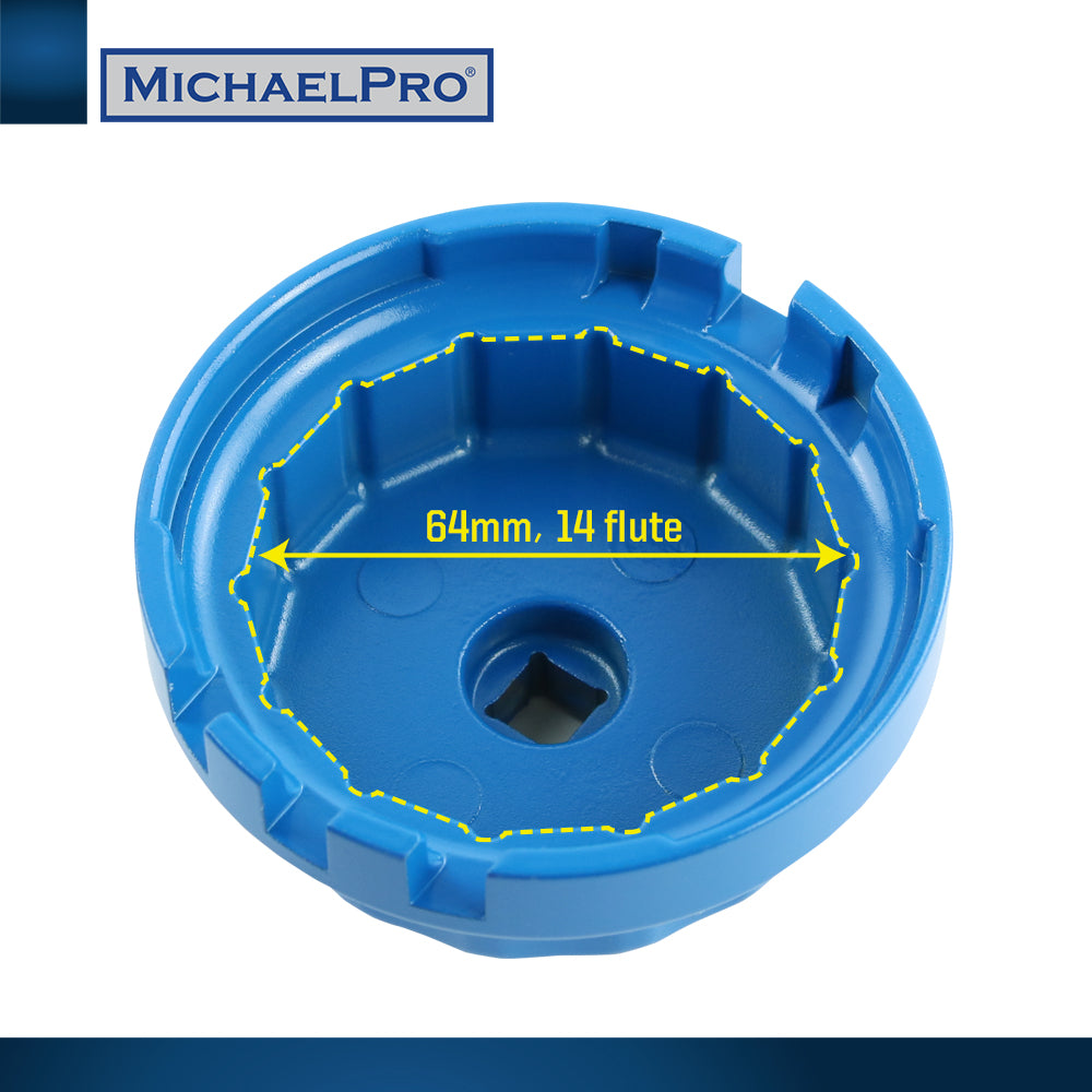 64.5mm Oil Filter Cap Wrench for Toyota, Lexus (MP009057) - MichaelPro
