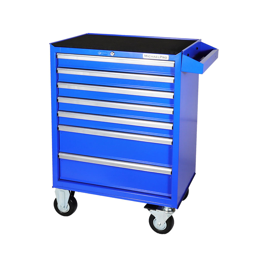 212-Piece Tool Cabinet Complete with Tools and Accessories, 7 Drawer Tool Chest (MP009066) - MichaelPro