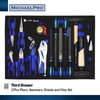 212-Piece Tool Cabinet Complete with Tools and Accessories, 7 Drawer Tool Chest (MP009066)