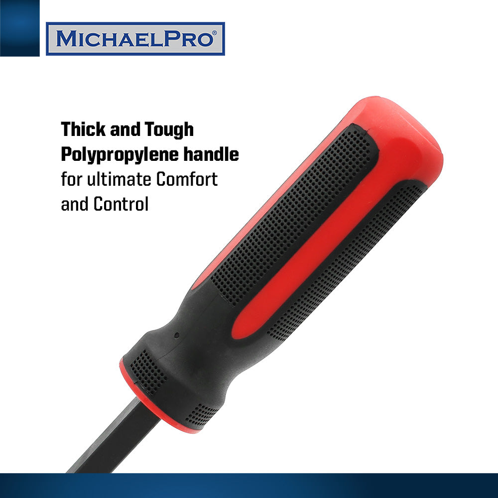 4-Piece Pry Bar Set- 8", 12", 18", 24" (MP009070) - MichaelPro
